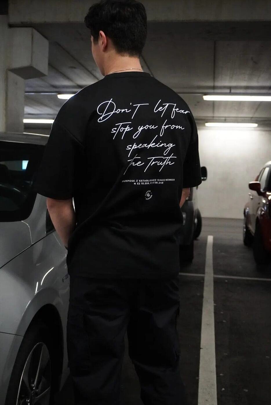 Don't Let Fear Oversized Tee — 2