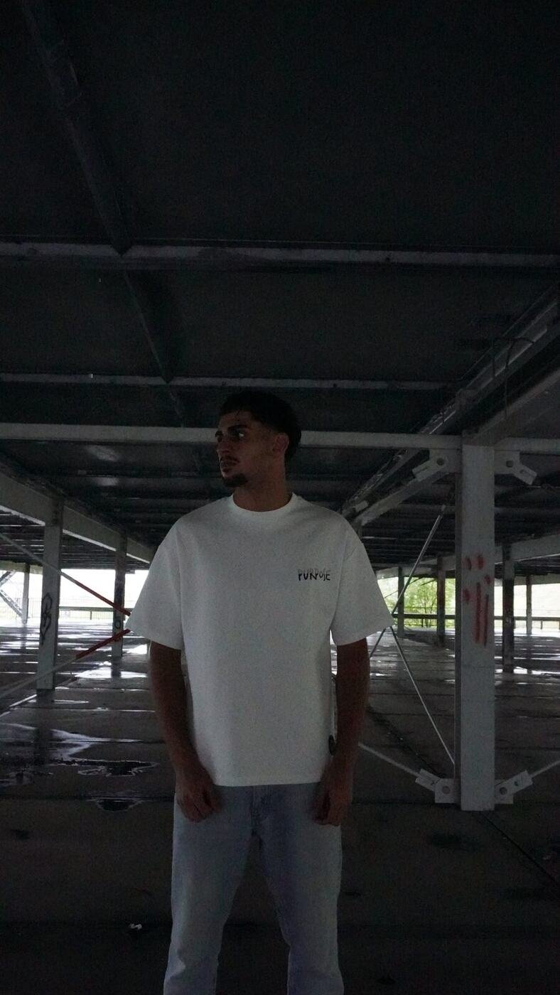 If You Stand for Nothing Oversized Tee — White — 3