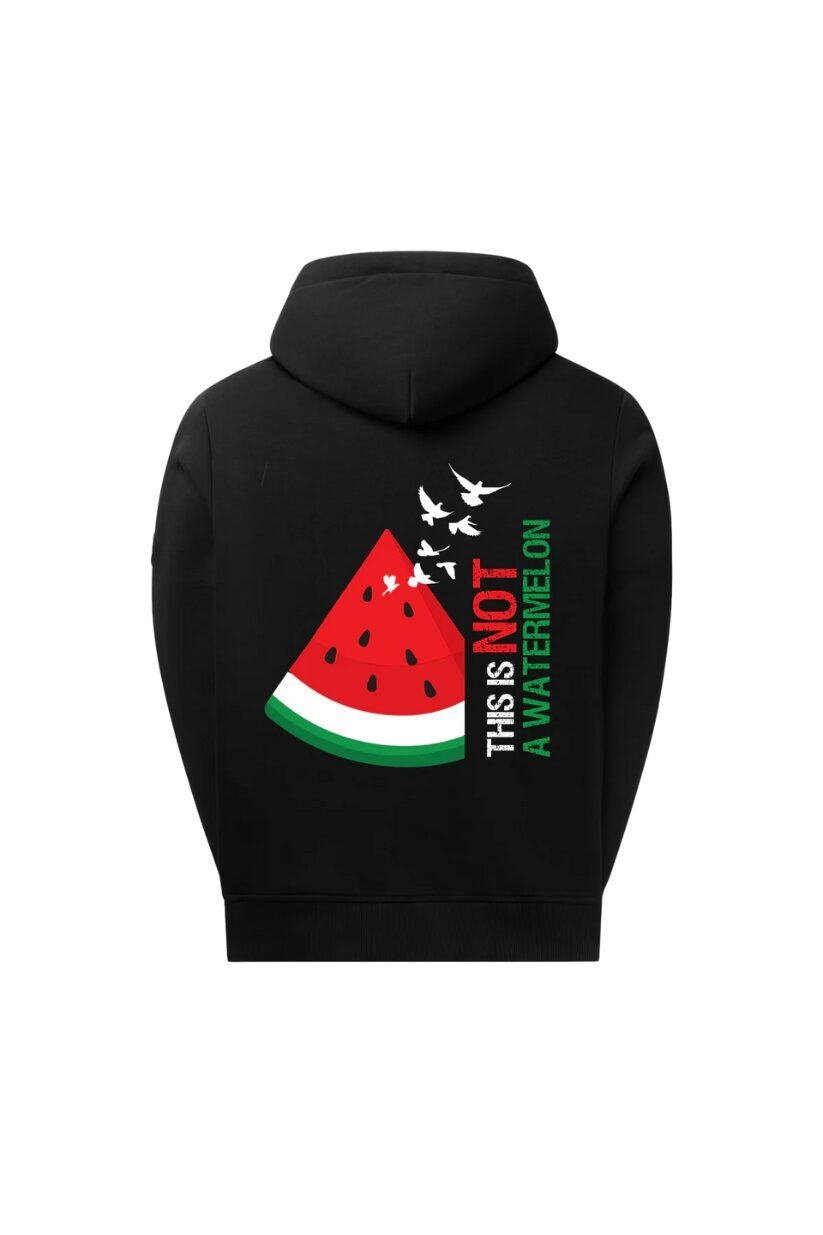 Not a Watermelon Hoodie — Black