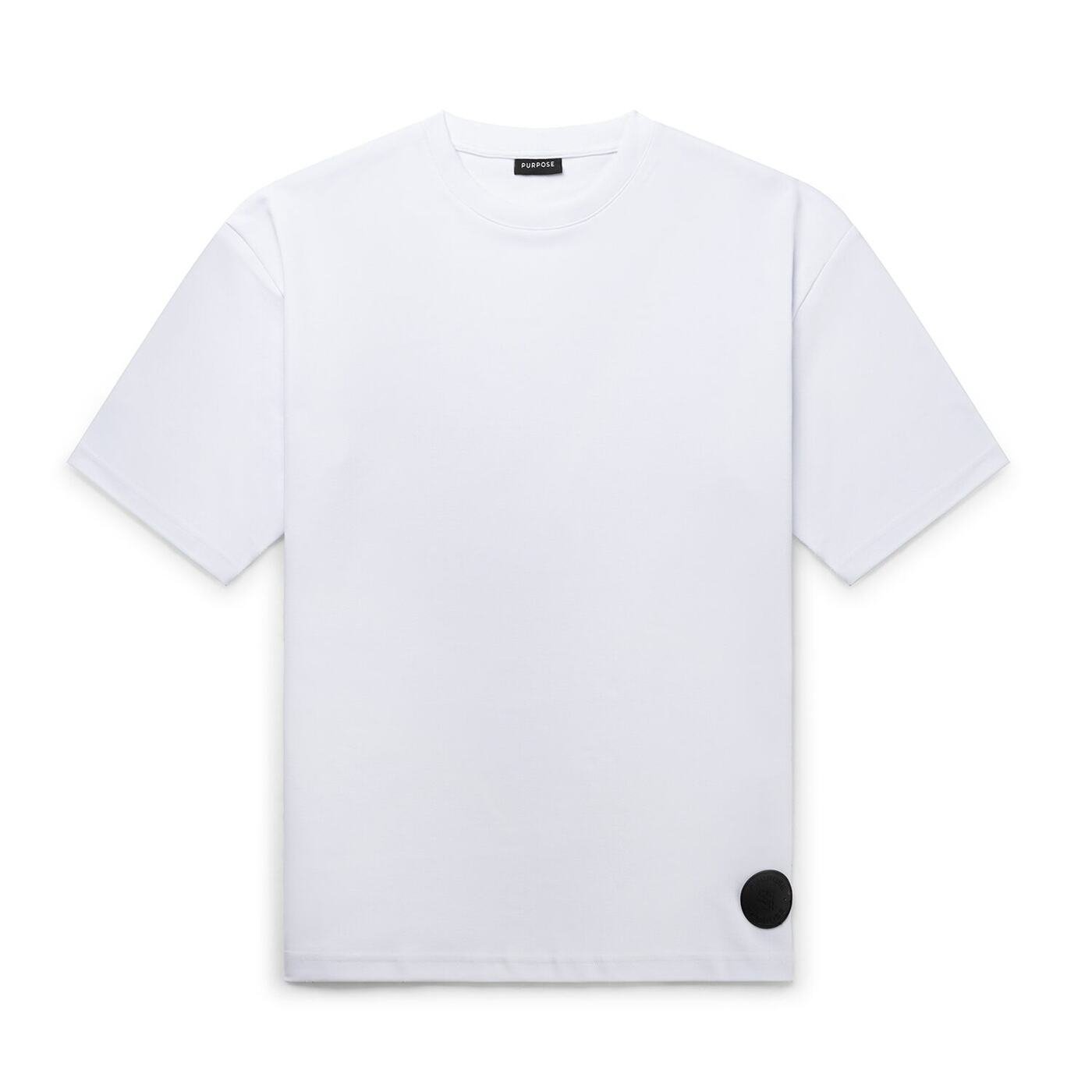 Nothing Is Created Without Purpose Oversized Tee — White — 3