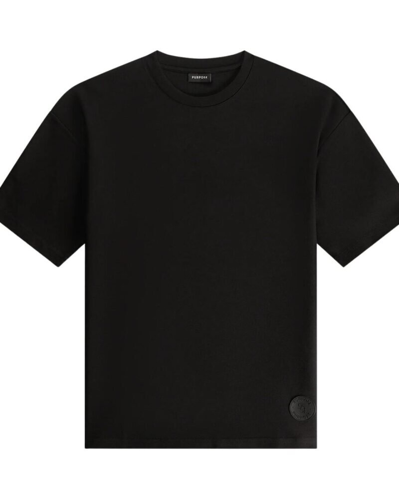 Basic Oversized Tee — Black