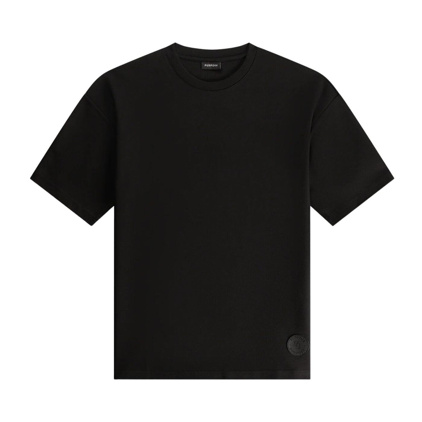 Basic Oversized Tee — Black