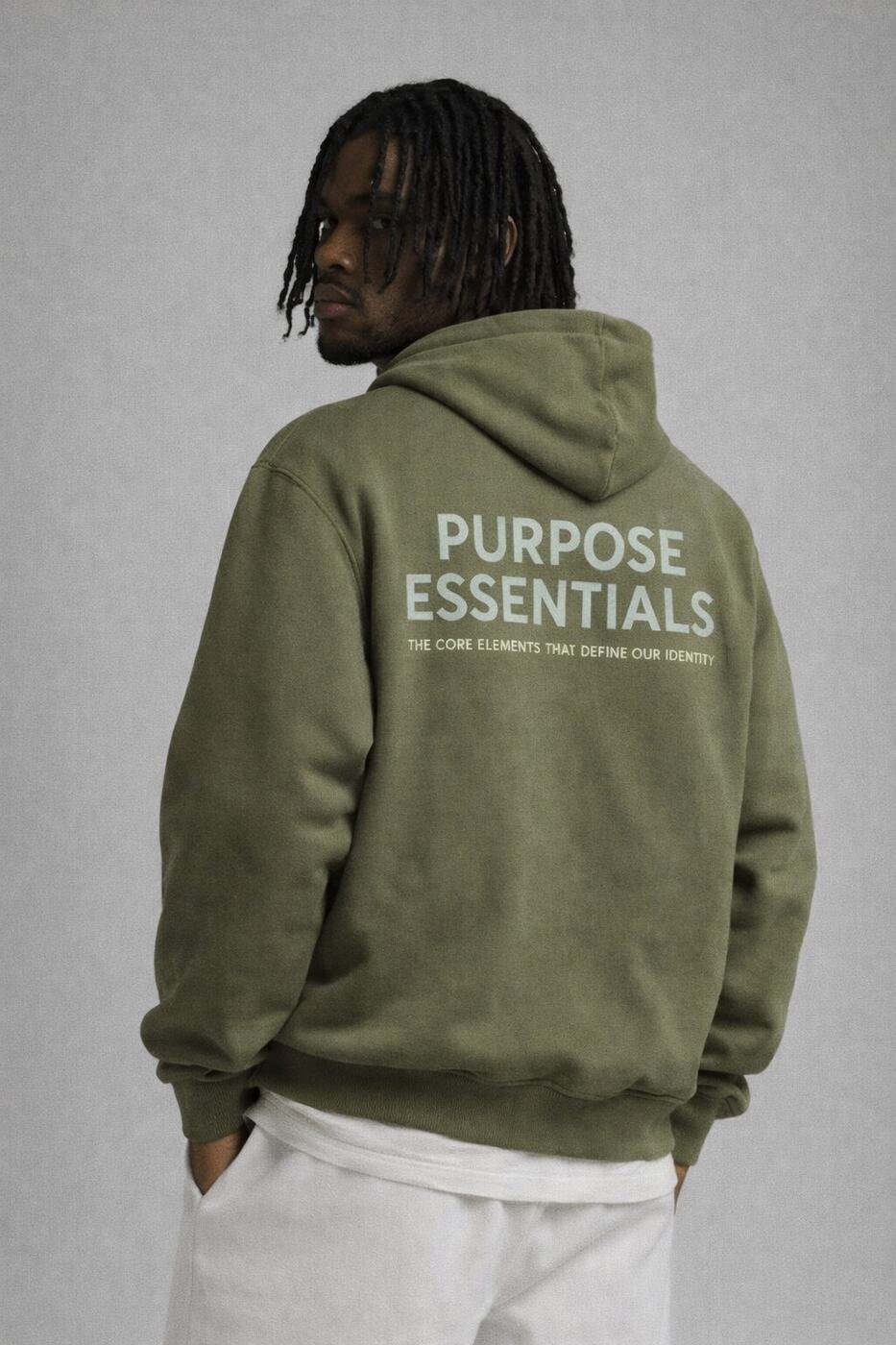 Essential Hoodie — Green — 3