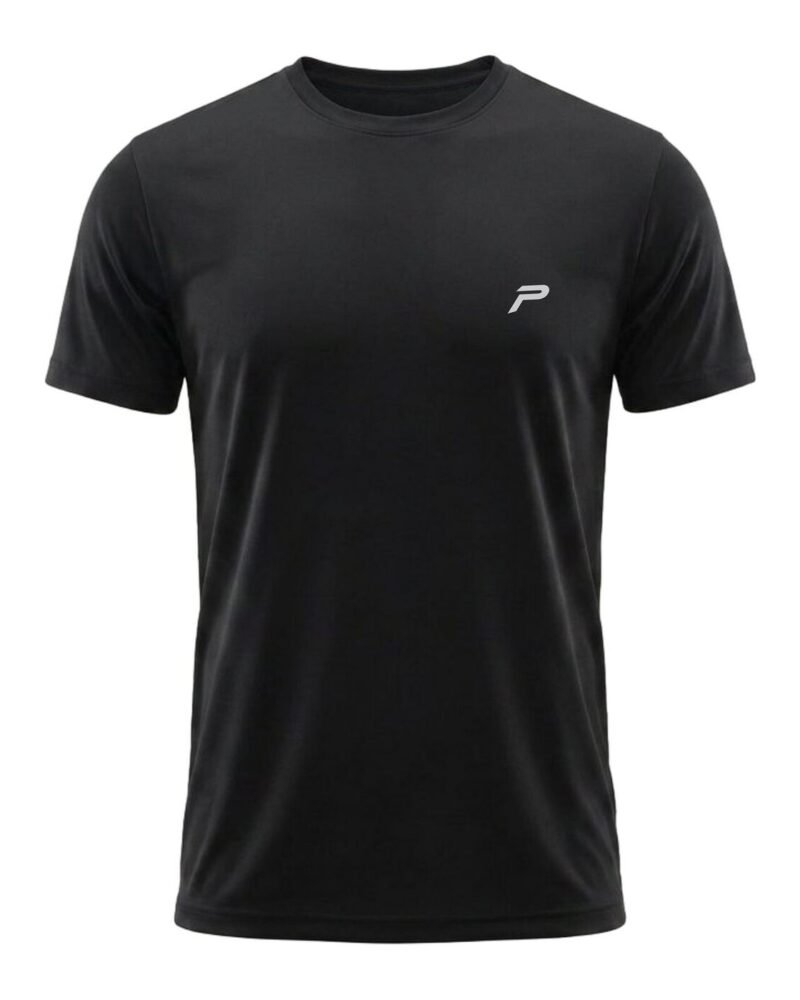The P Logo Gym Tee — Black