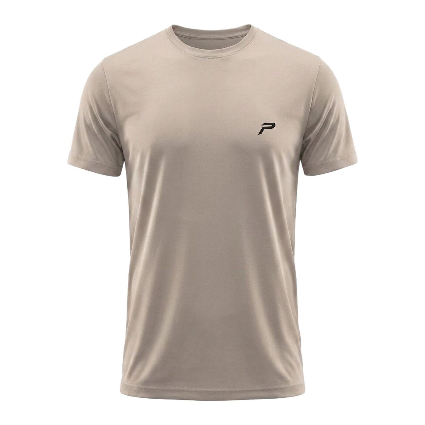 The P Logo Gym Tee — Beige