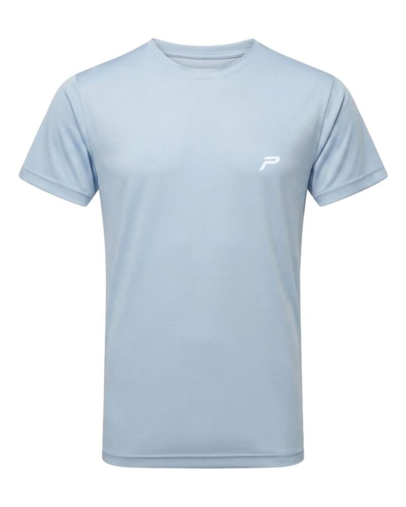 The P Logo Gym Tee — Light Blue