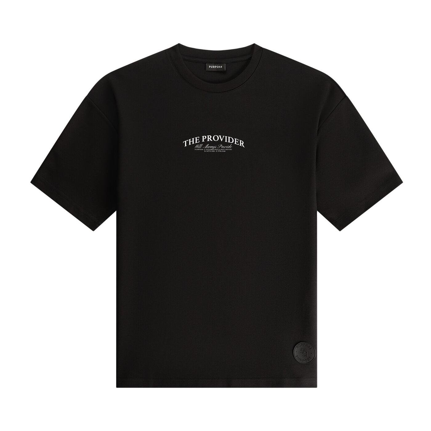 The Provider Oversized Tee — Black — 3