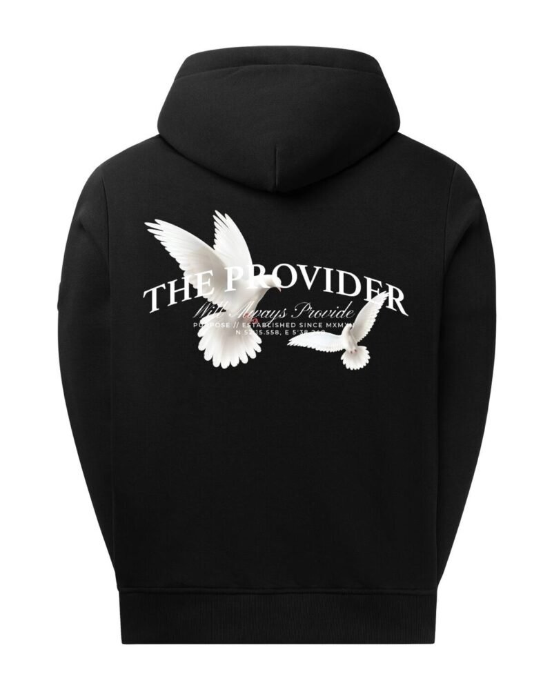 The Provider Will Provide Hoodie — Black