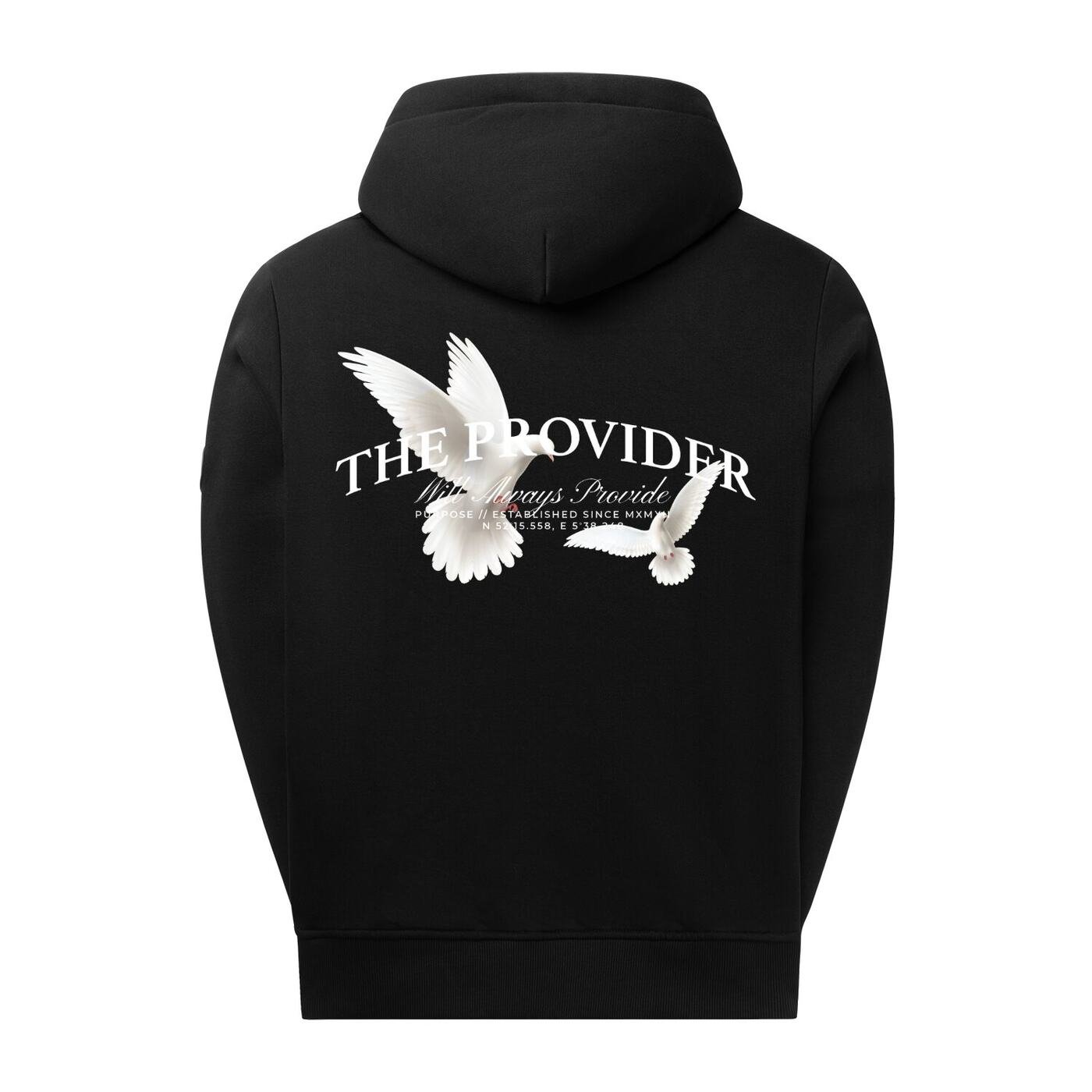 The Provider Will Provide Hoodie — Black