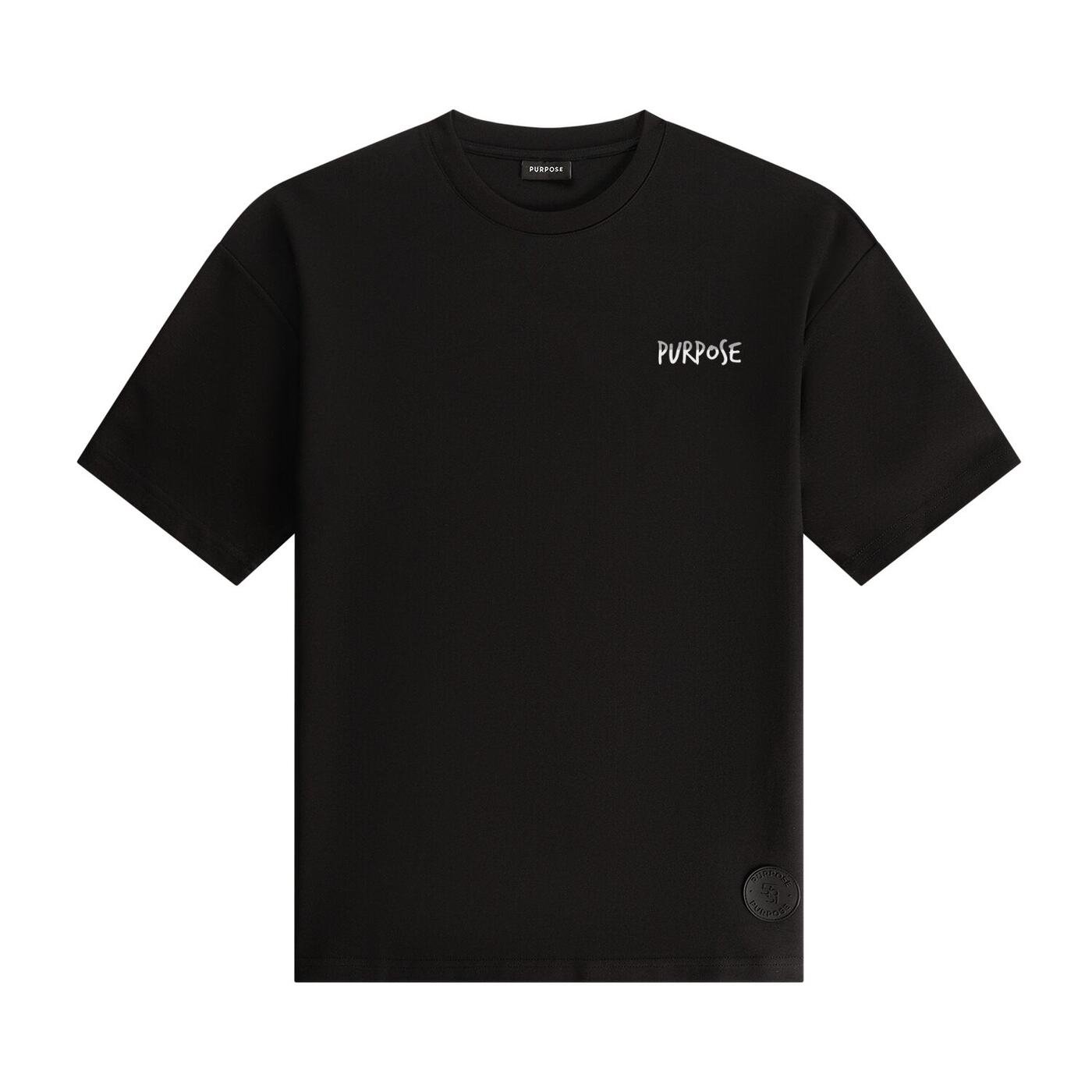 If You Stand for Nothing Oversized Tee — Black — 2